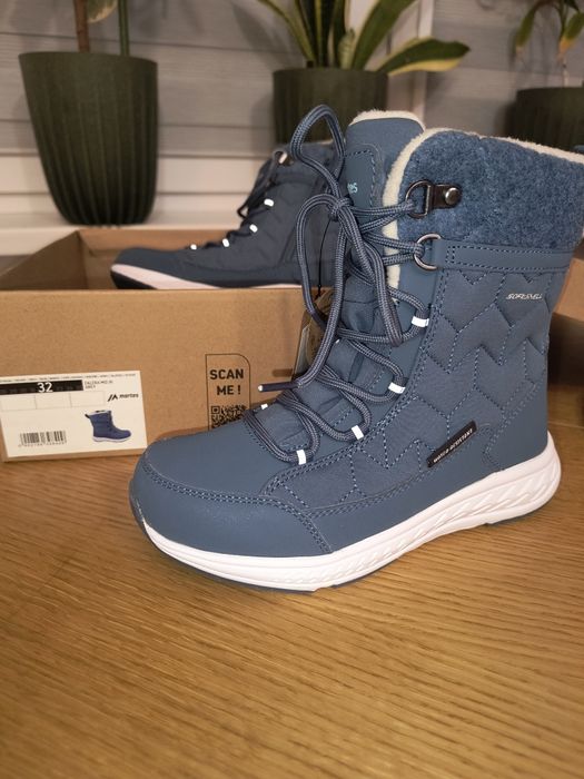 Buty dziecięce kozaki/śniegowce, nowe firmy Martes, rozm. 32