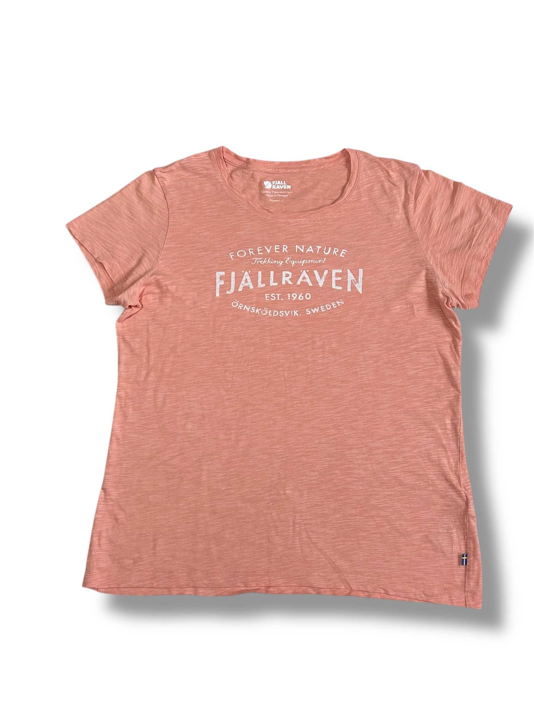 FJALLRAVEN damska koszulka z krótkim rękawem t-shirt turystyczna góry