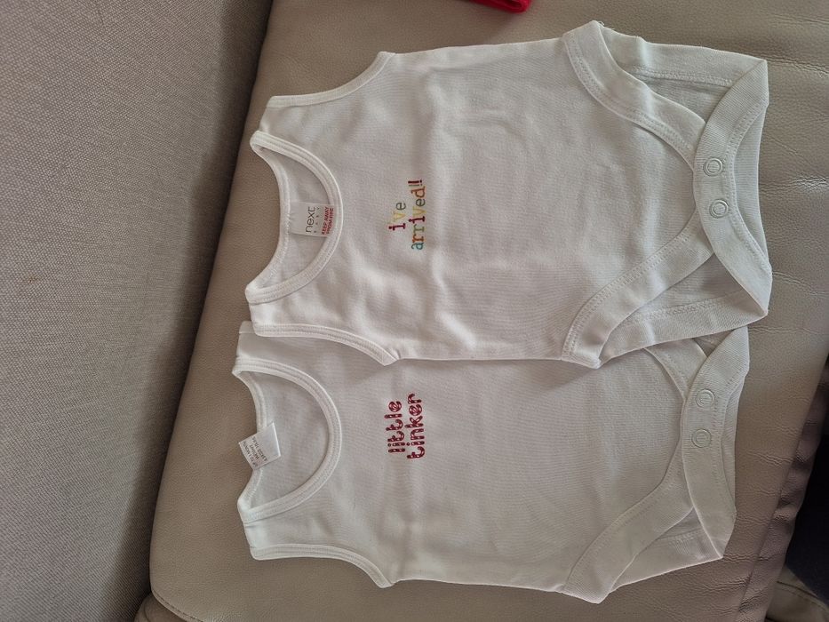 Body niemowlęce 9 szt,  new born, rozmiar 50 i 56, paka dla niemowlaka