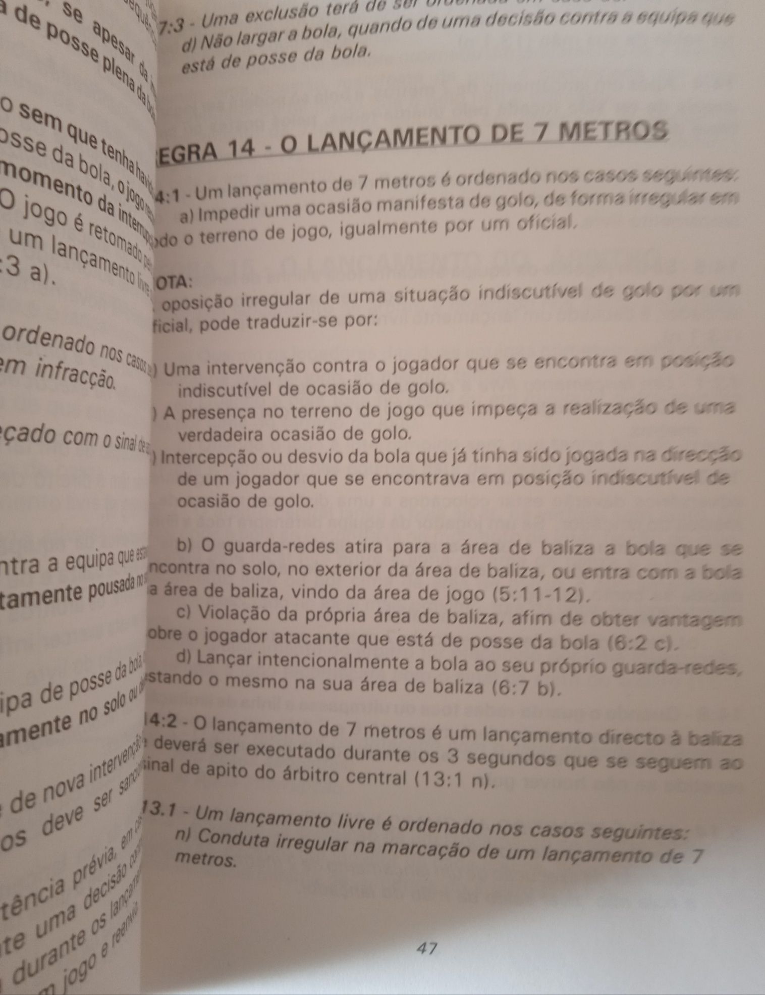 Regras Oficiais de Andebol