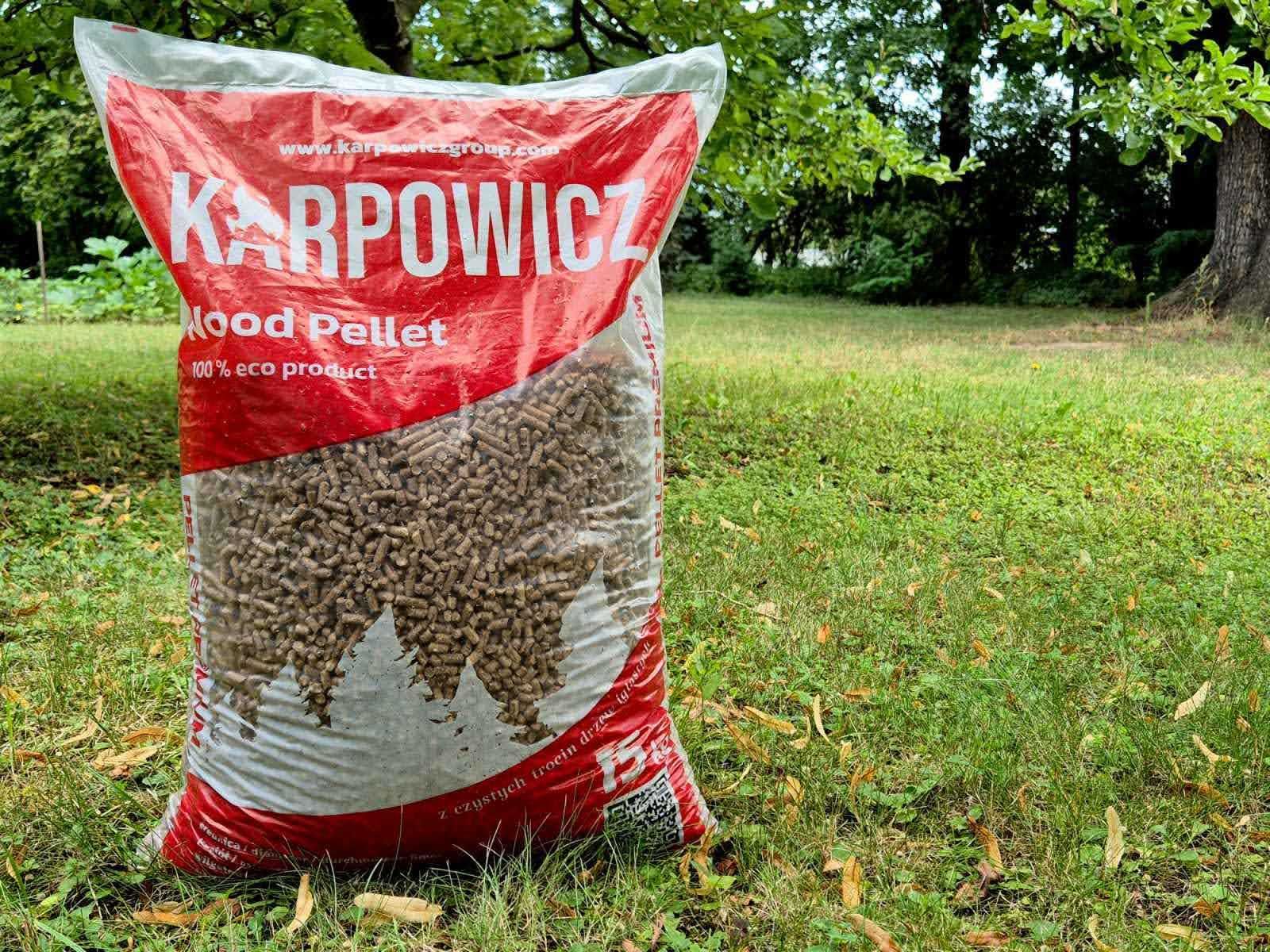 Pellet Karpowicz 6mm czysta sosna EN A1 Dostawa Winda