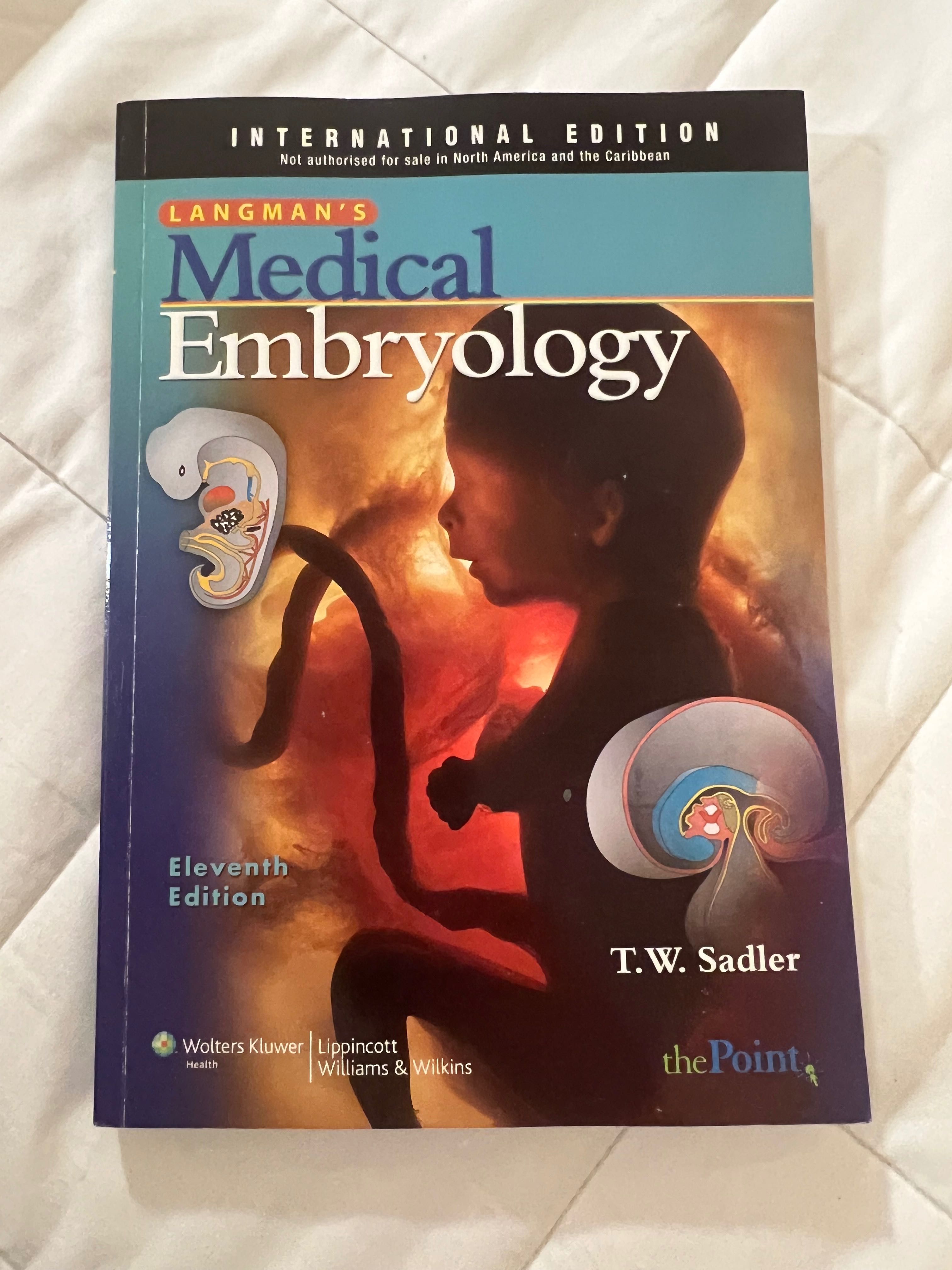 Medical Embryology Sadler