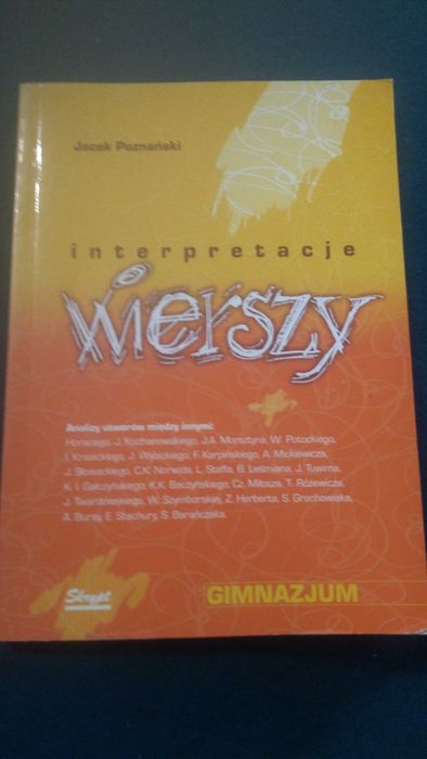 Książka Interpretacja wierszy