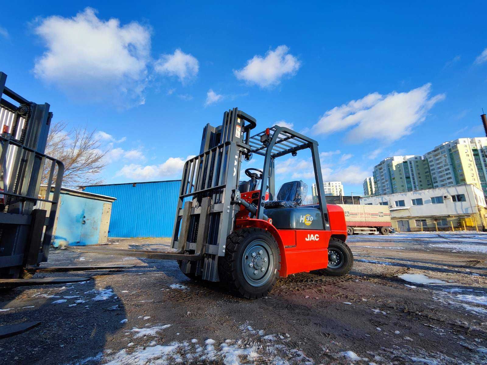 Новий вилковий автонавантажувач, погрузчик JAC CPСD30H, CPСD35H