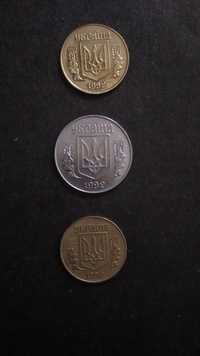 Монеты 5коп и 25коп 1992г Цена за всё