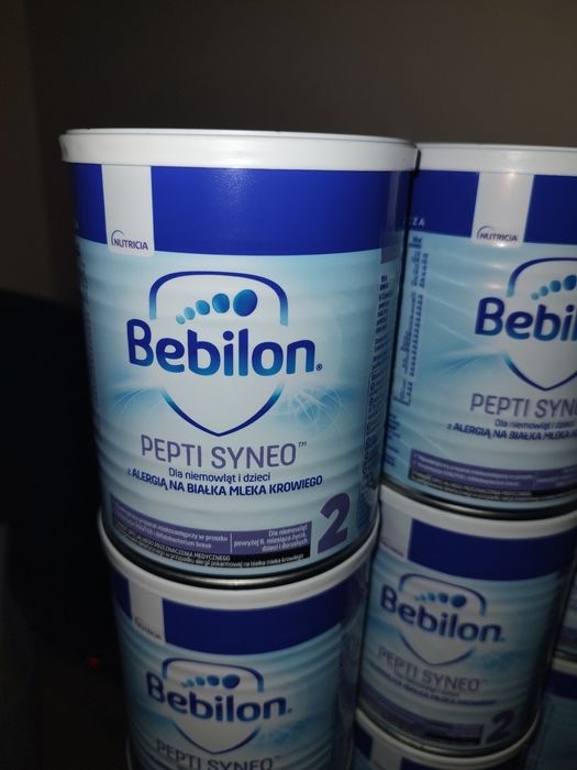 15 sztuk nowych puszek mleka Bebilon Pepti Syneo 2