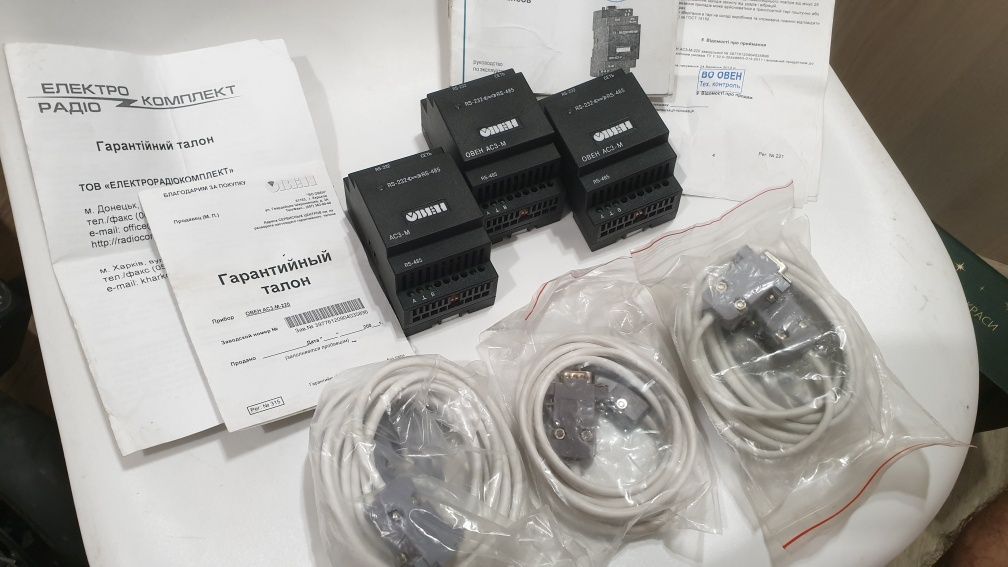 Овен АС3-М  преобразователь интерфейсов RS-232/RS-485