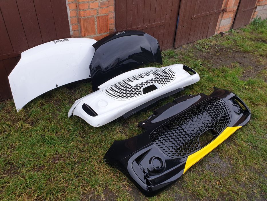 Smart eq forfour 453 fortwo maska zderzak przod przedni