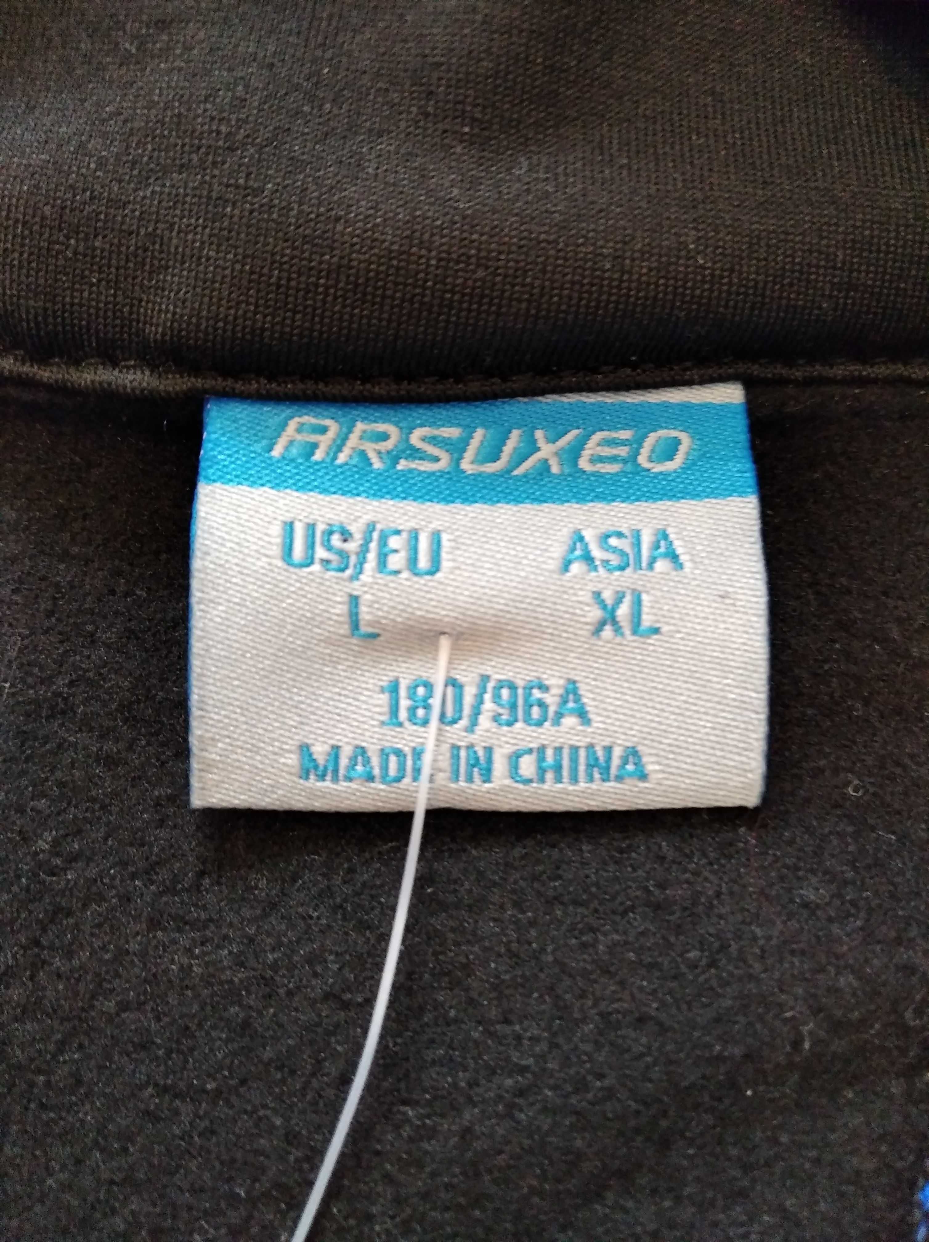 Nowa kurtka bluza rowerowa softshell męska Arsuxeo roz. L ocieplana