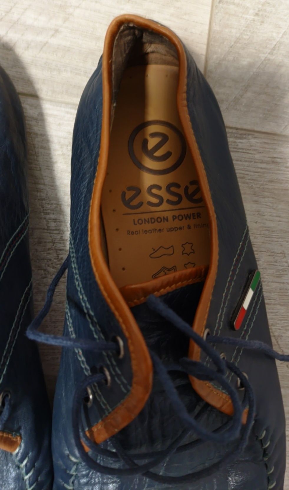 Б/У Мужские кожаные туфли ESSE (Турция)