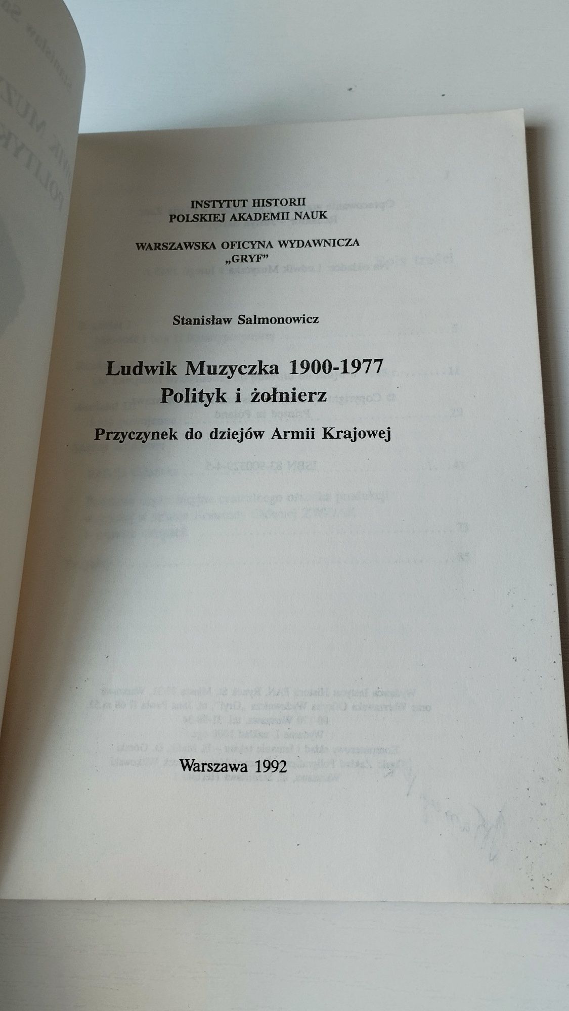Książka Ludwik Muzyczka