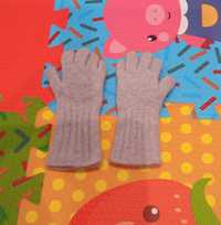 Rękawiczki niemowlęce chrzest zima 3-9miesiace