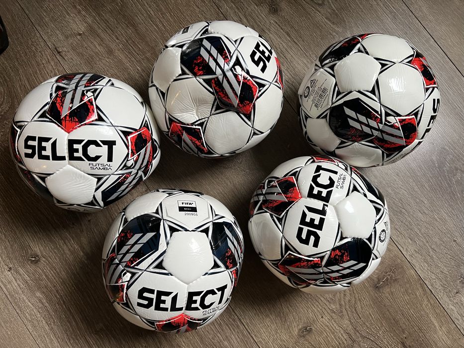 Zestaw 5 piłek Select Futsal Samba rozmiar 4