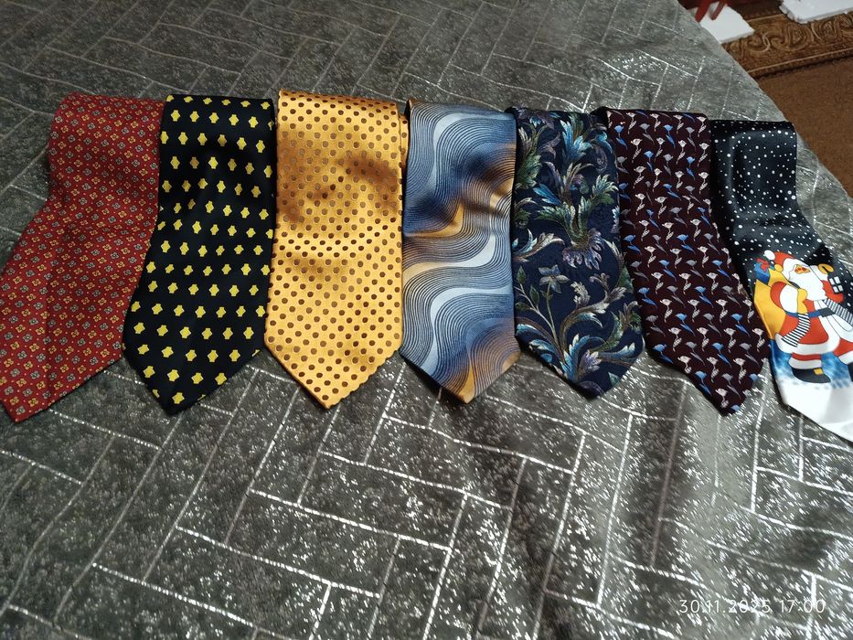 Краватки чоловічі 100% шовк
