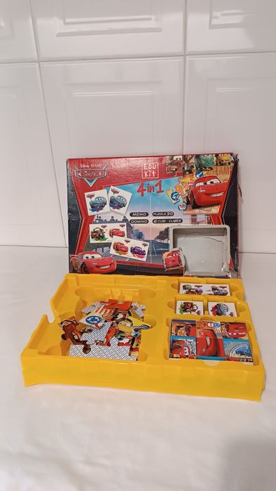 4 em 1. Jogos de Cars Faísca. Disney.