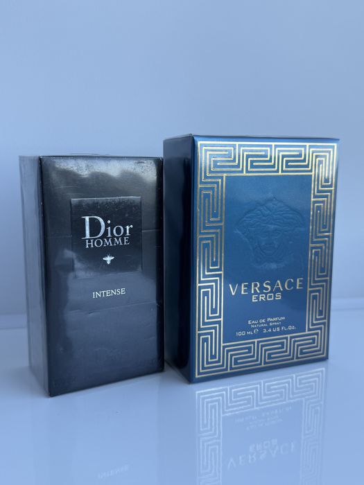 Мужские духи, парфюм Dior Homme Intense, Versace Eros edp 100 ml.