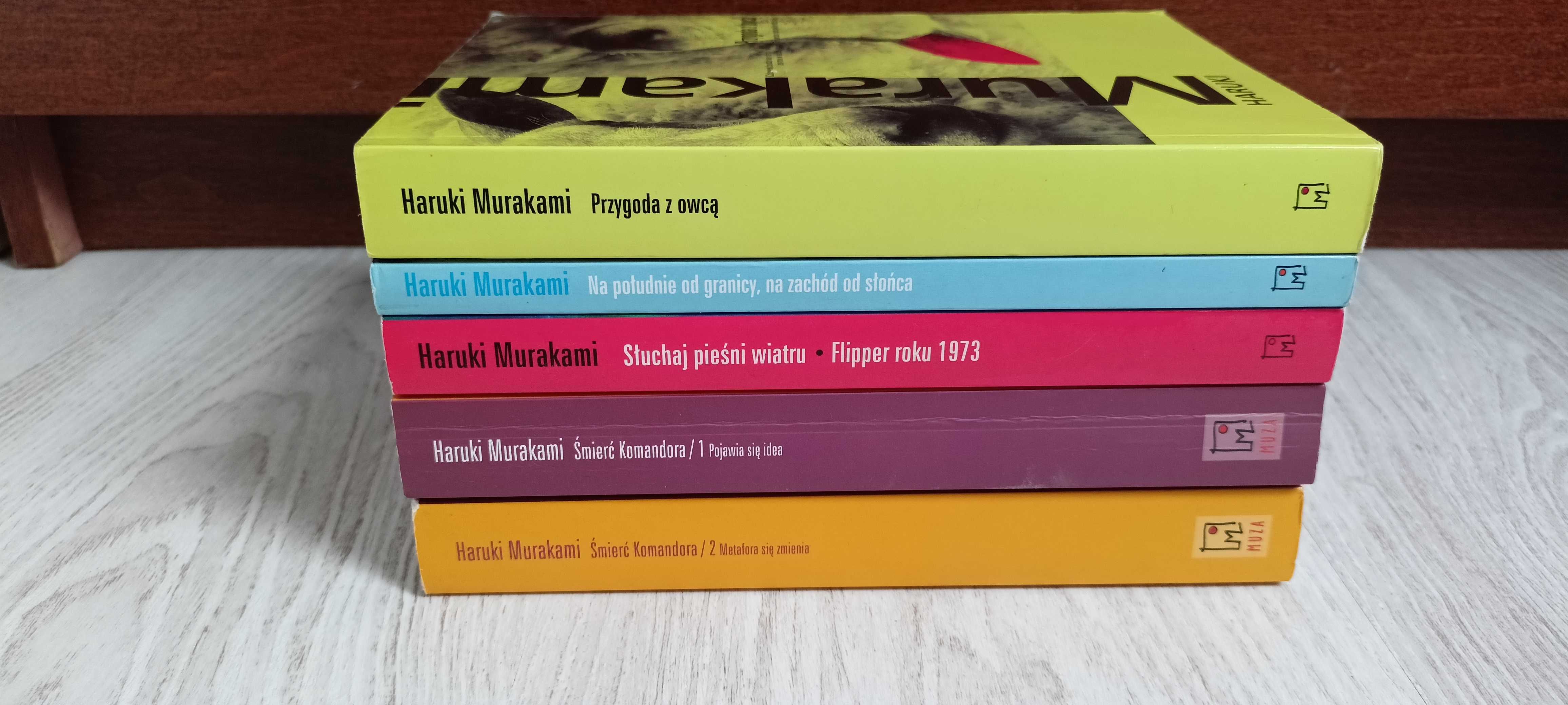 5 Murakami Na południe Przygoda z owcą Słuchaj pieśni Śmierć Komandora