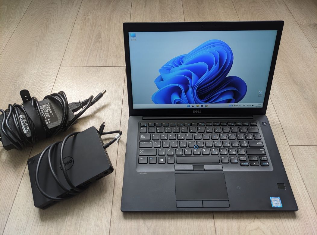 Ноутбук Dell Latitude 7480 i5-6300U SSD 256Gb 8Gb Win 11