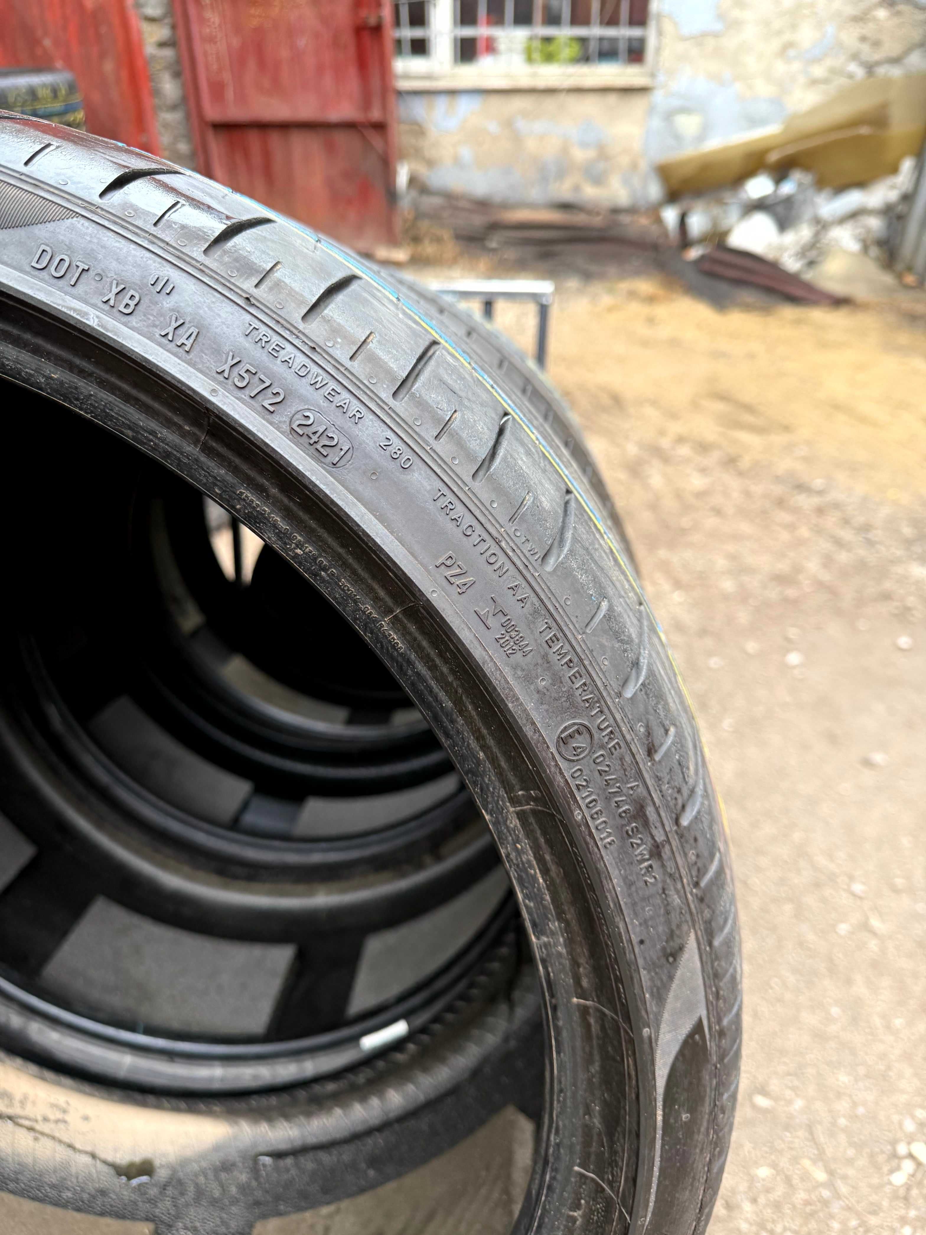 Шины БУ 285 30 R 22 Pirelli Pzero Pz4 Резина лето комплект