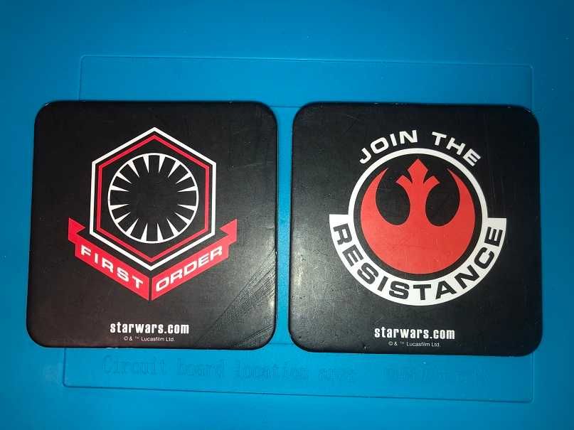 STAR WARS - Kylo Ren oraz Rey - 2 podstawki pod kubek