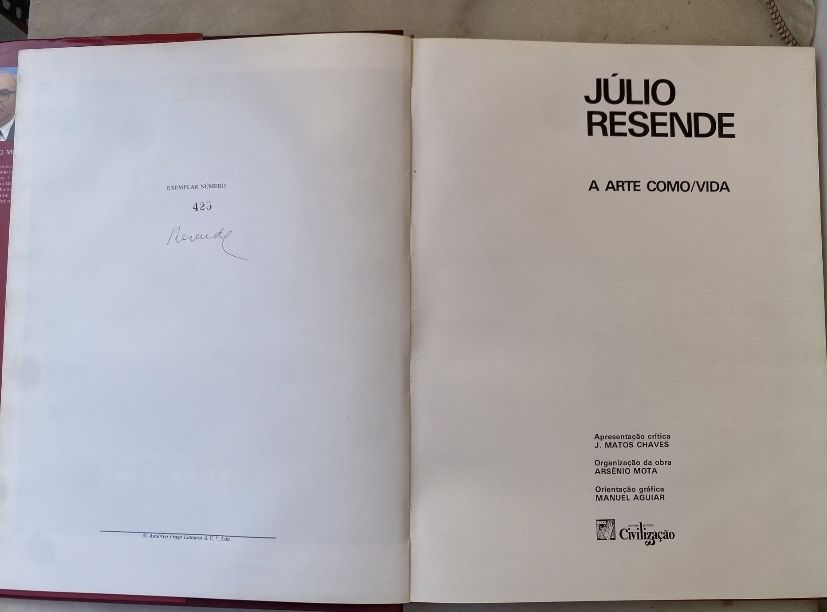 A arte como vida - Julio Resende