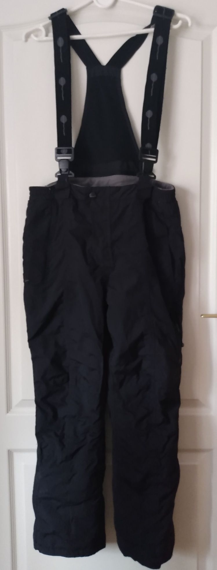 Czarne ocieplane spodnie robocze S/M