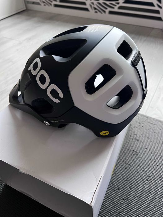 Kask rowerowy Poc Tectal Race Mips White Black M/L 55-58cm. Enduro.
