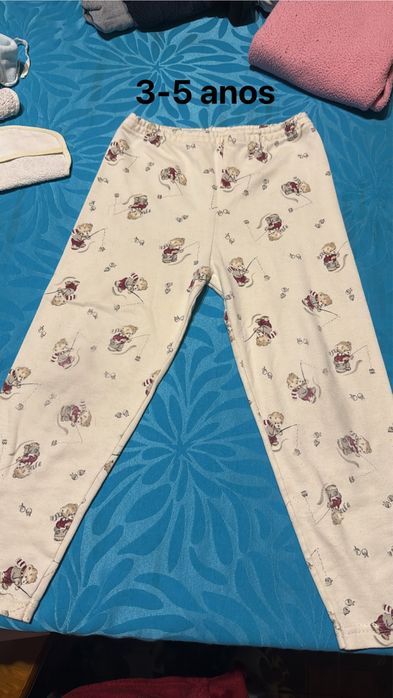 3 calças de pijama para criança