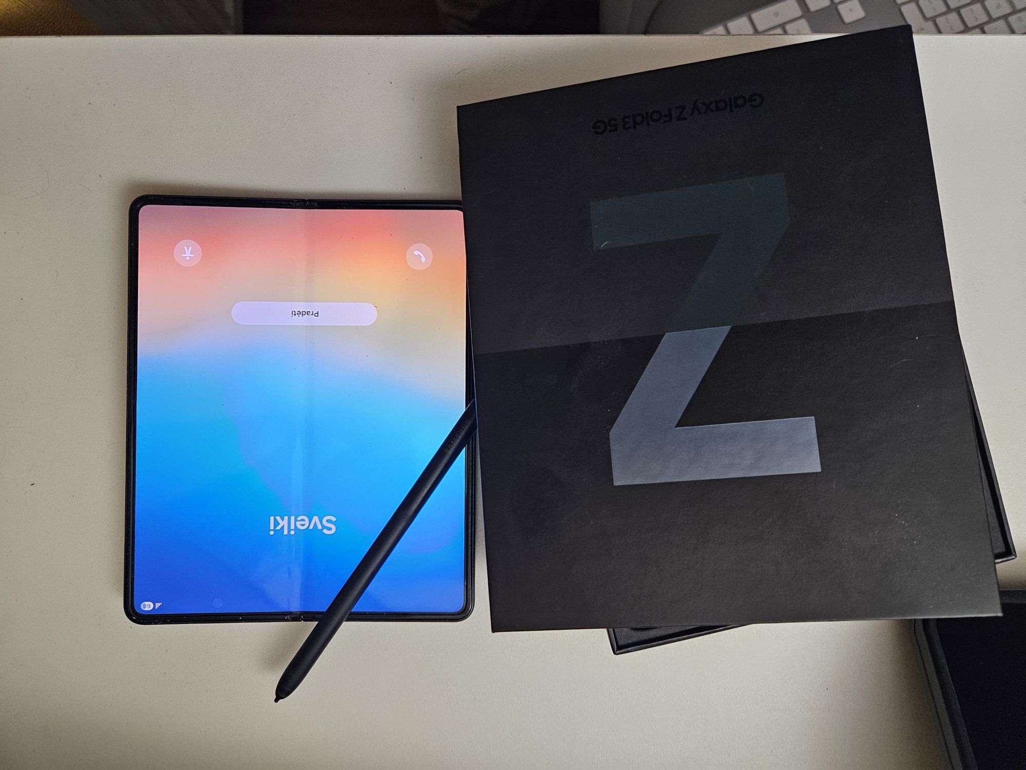 Samsung Galaxy Z fold 3+ rysik S Pen
