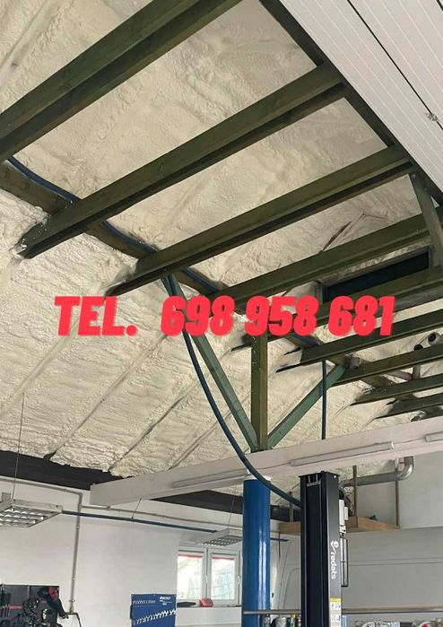 Piana PUR,Ocieplanie pianą PUR, , poddasza, pianowanie