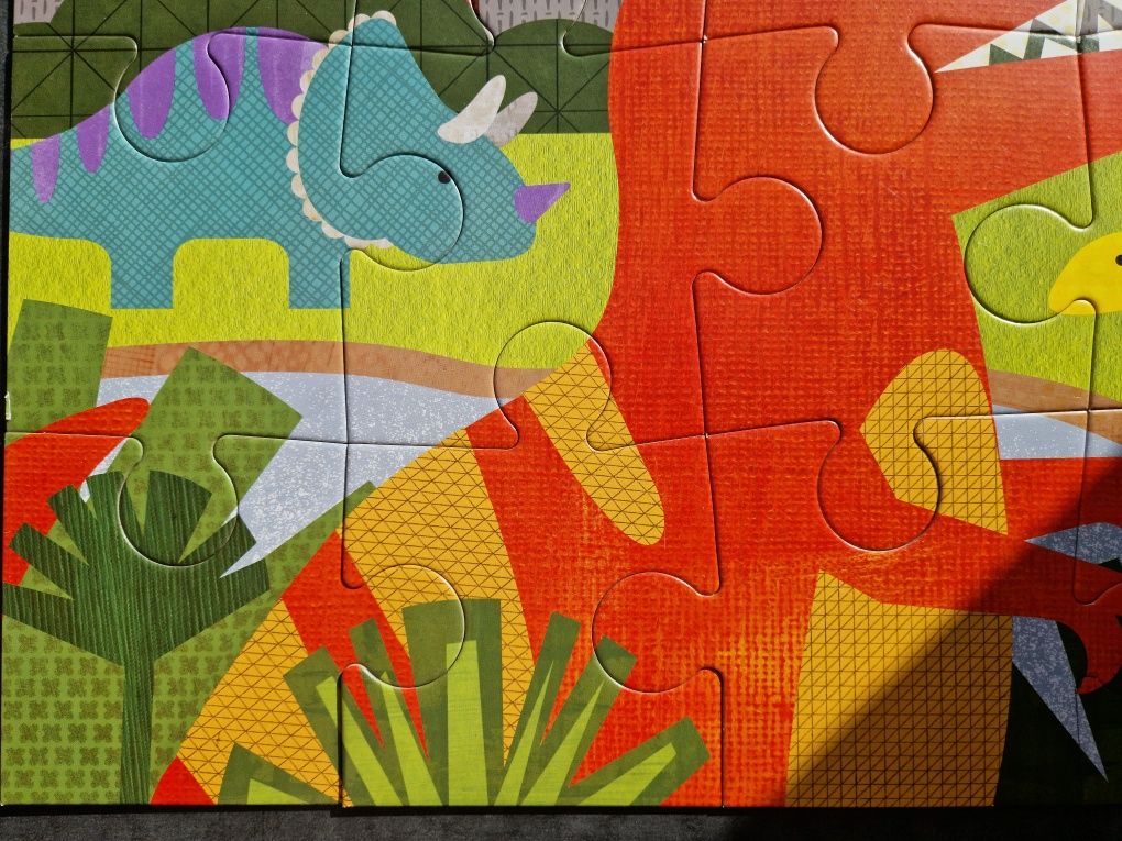 Puzzle Dinozaury 24 elementy