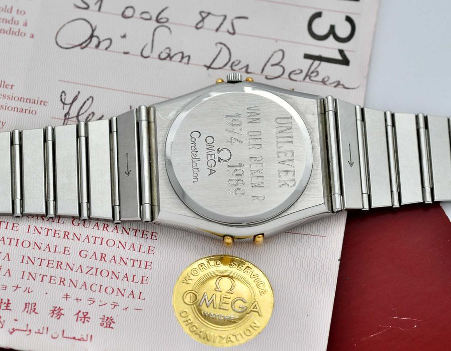 Zegarek OMEGA Constellation Chronometer - Stal Złoto 18k - 1989 - 33mm