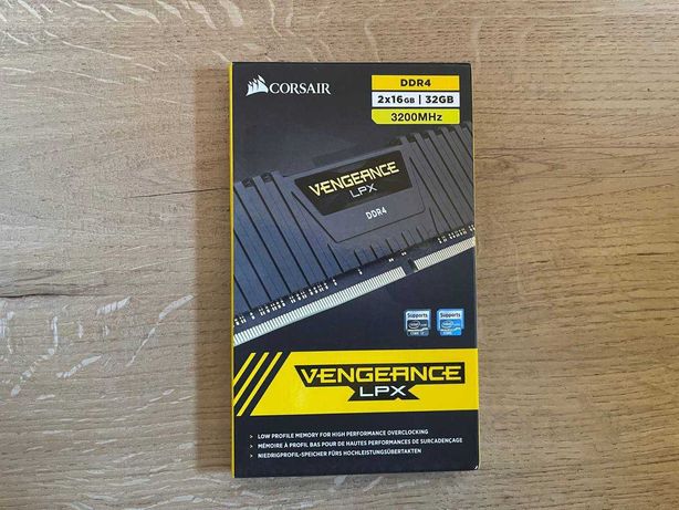 Corsair 32 GB DDR4 3200 MHz Vengeance LPX Black (CMK32GX4M2E3200C16)