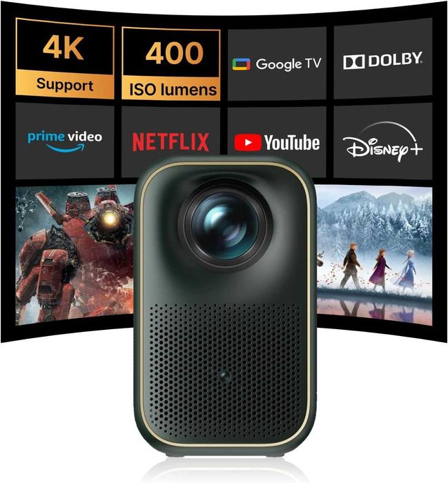 Xming Page One 1080P, Smart Projector WiFi6/Bluetooth, Netflix, kino