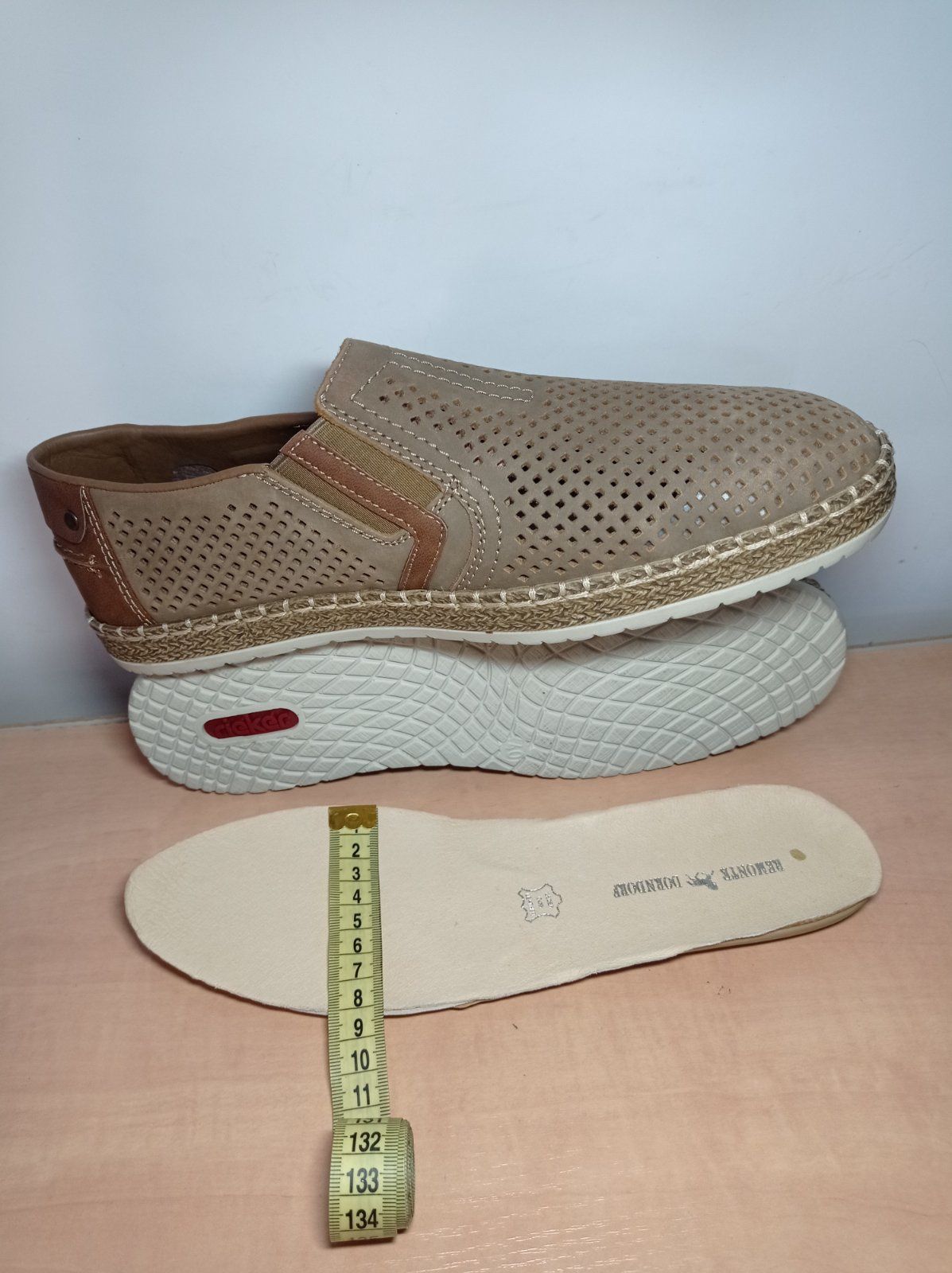 Мокасини шкіряні Rieker 40р.