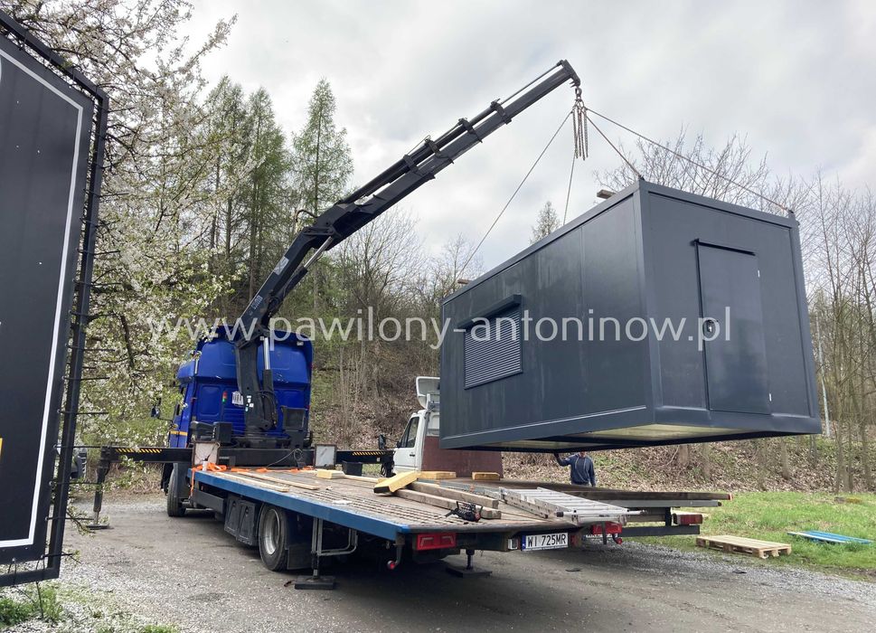 NOWY Pawilon Handlowy Kontener Gastronomiczny Sklep Kiosk - PRODUCENT