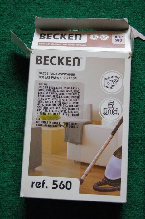 Pack de 3 sacos de aspirador Becken ref. 560