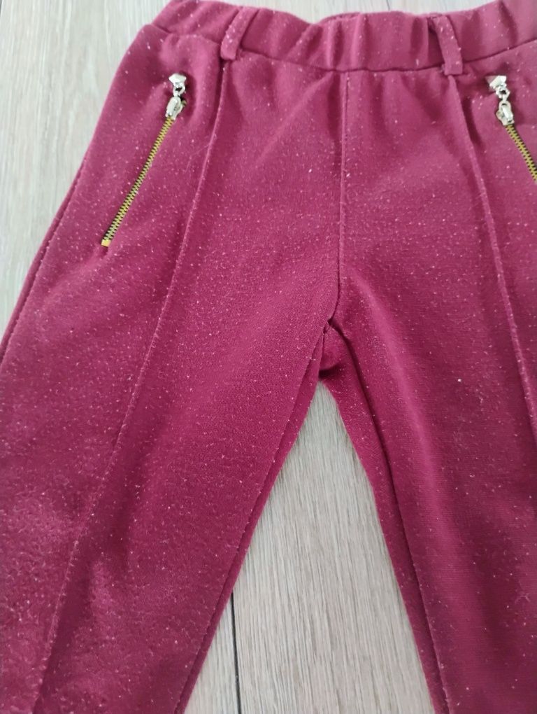 Spodnie dla dziewczynki legginsy rurki jeagginsy