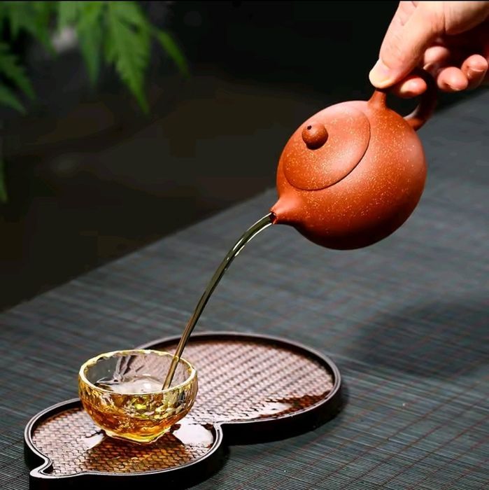 Ісинський глиняний чайник 240/205мл з ісинської глини. Чайна церемонія