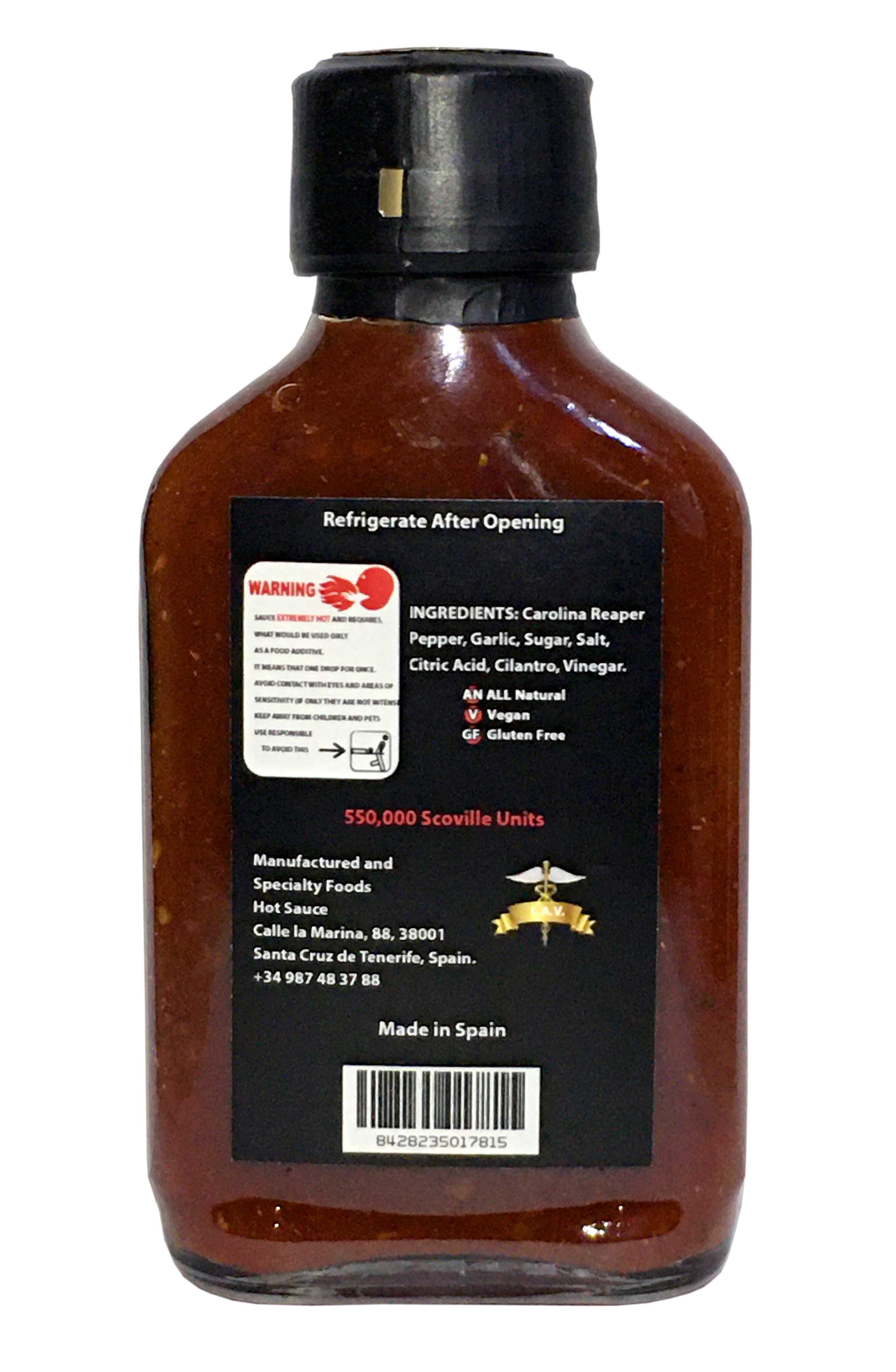 Острый соус "Hells Reaper" Carolina Reaper 550.000 SHU!
