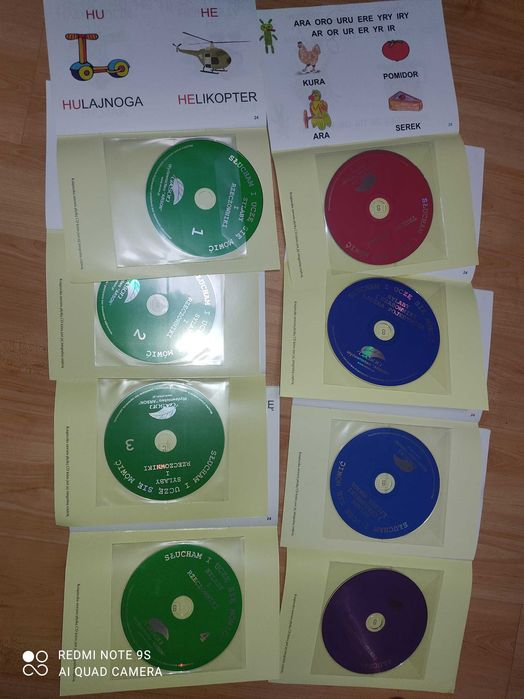 książeczki logopedyczne z CD, 8szt, E. Wianecka, J. Cieszyńska