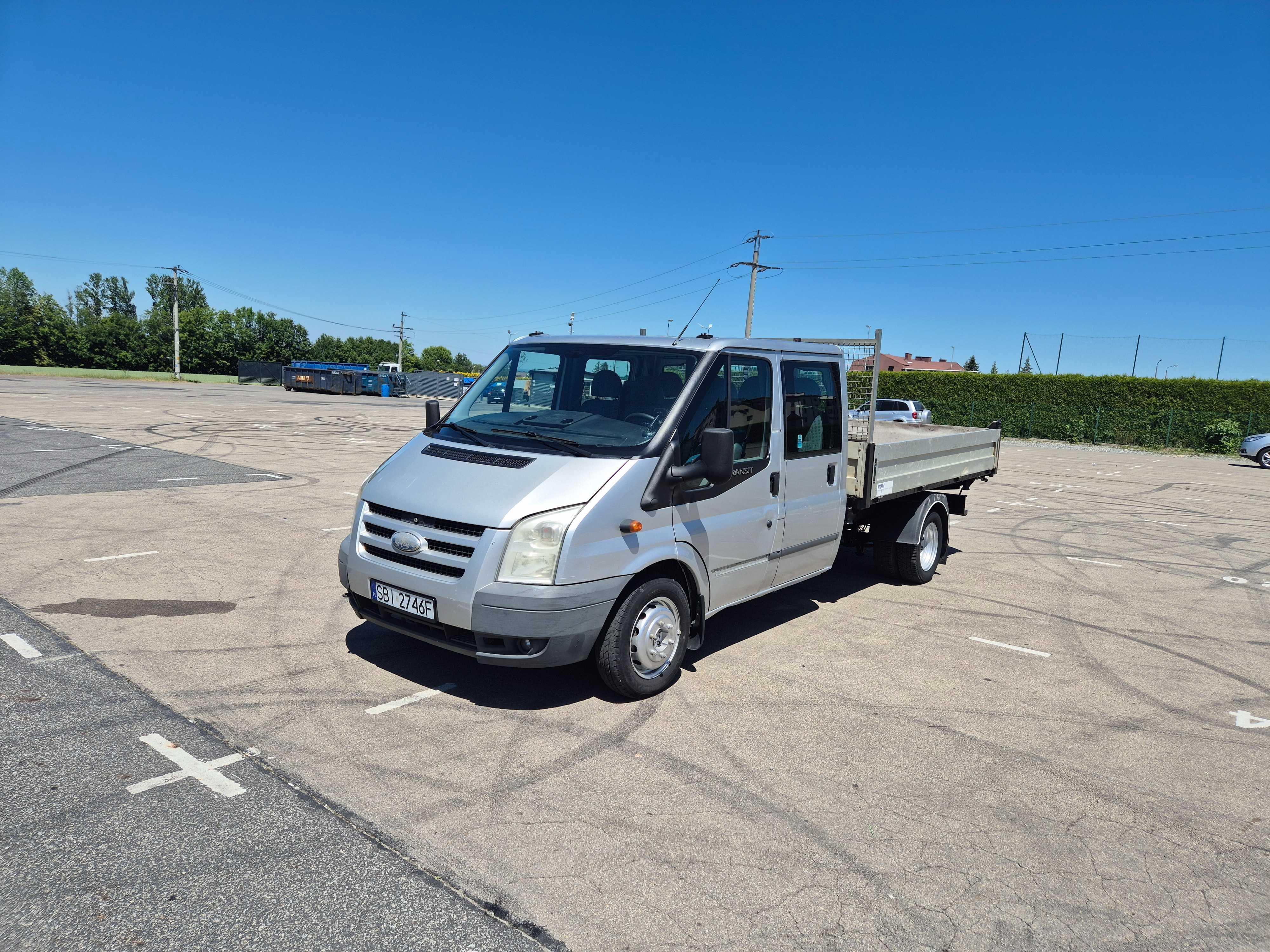 KIPER/WYWROTKA*3 Strony*KLIMA Sprawna*7-osób*Ford Transit MK7 *ZADBANA