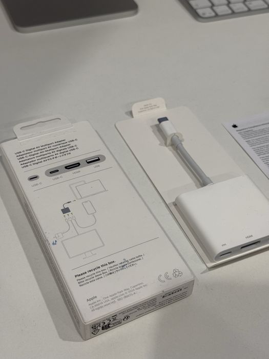 Adapter apple usb-c to AV HDMI mutiport mac