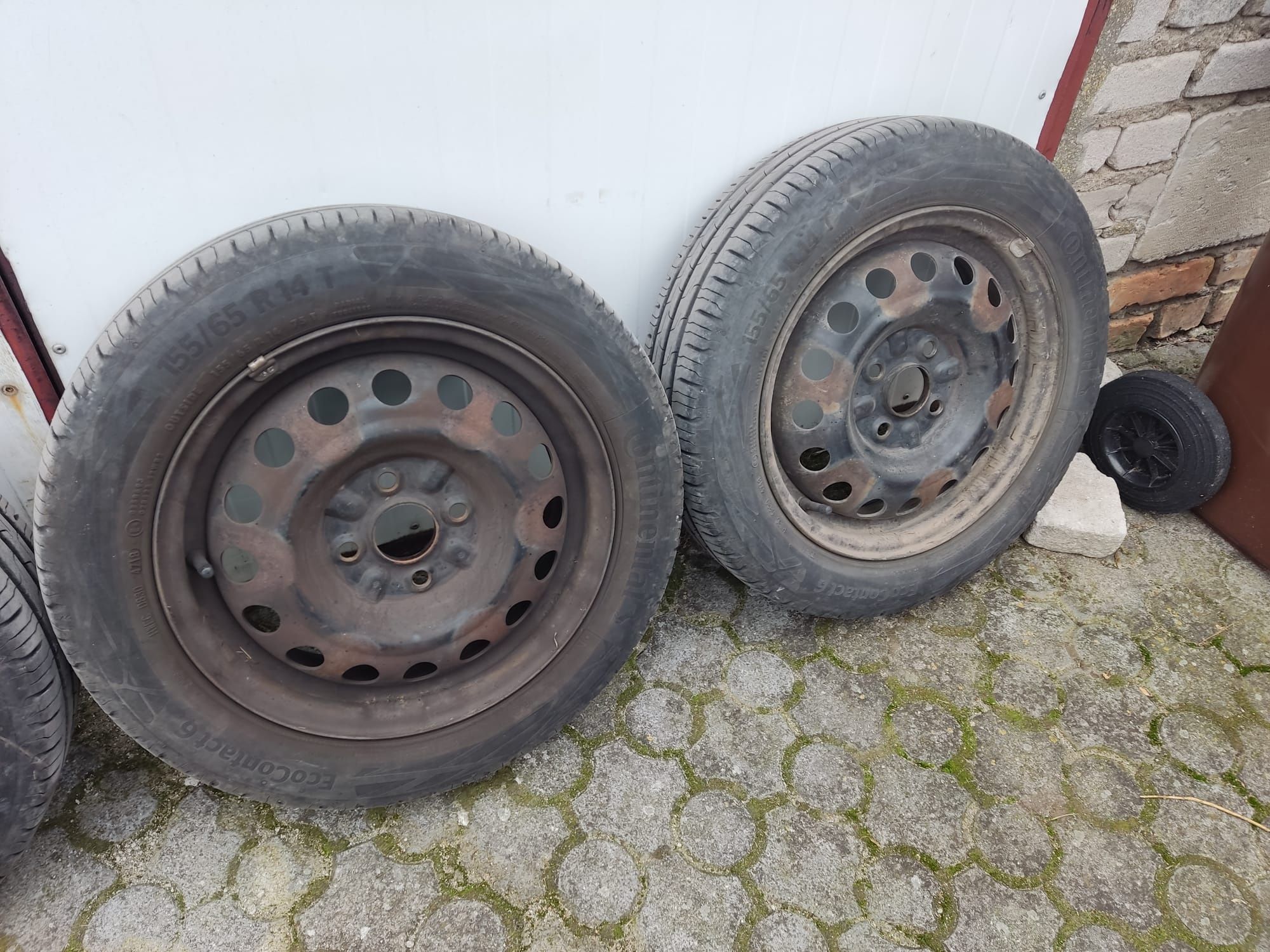 Koła opony Continental 4x100 155/65/14 R14 Aygo C1 107 letnie