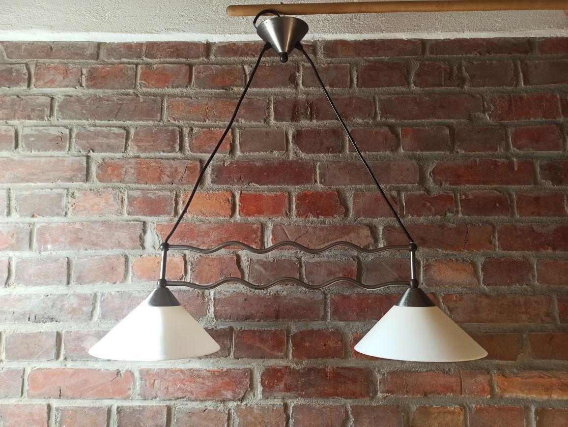 Lampa wisząca 2-ramienna żyrandol