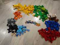 Duży zestaw LEGO DUPLO - setki elementów + figurki – godziny zabawy!