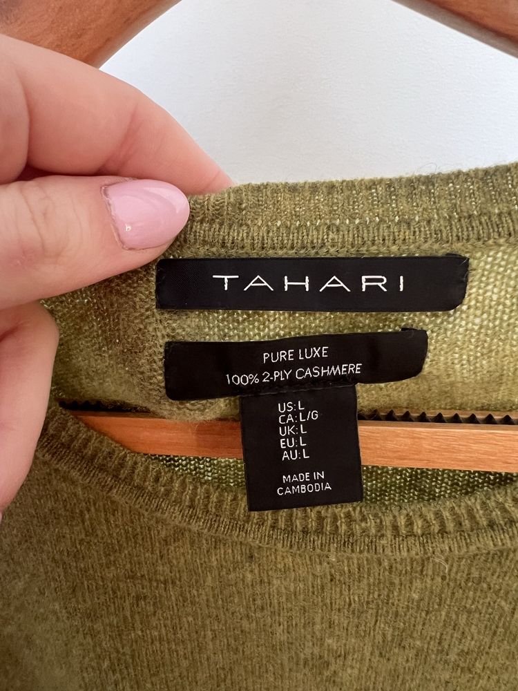 Damski sweter kaszmirowy 2-ply cashmere Tahari