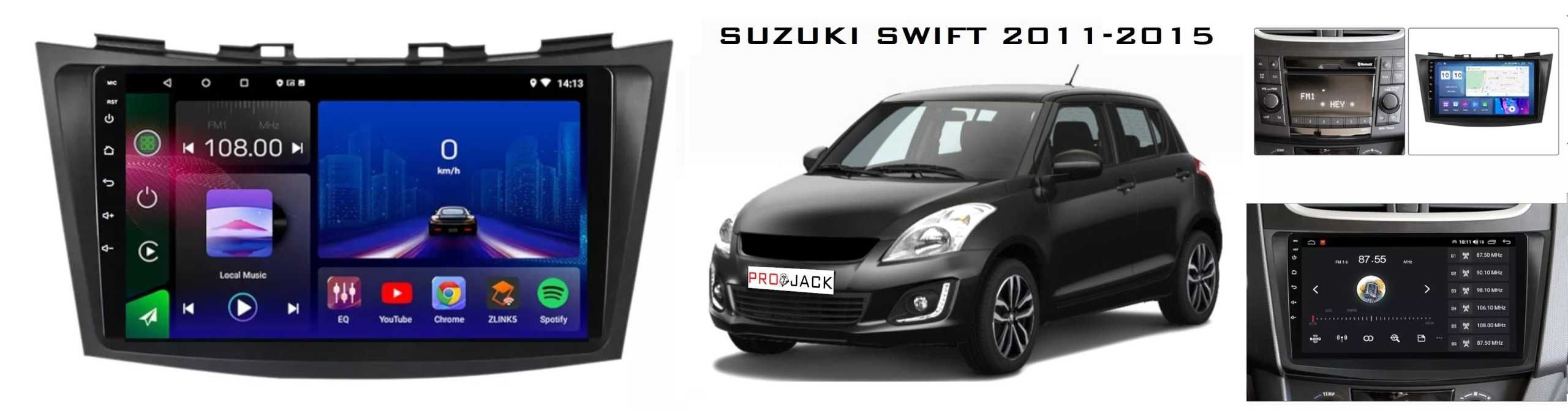 Radio GPS Android  WIFI BT USB Suzuki Swift 2011.-.2015