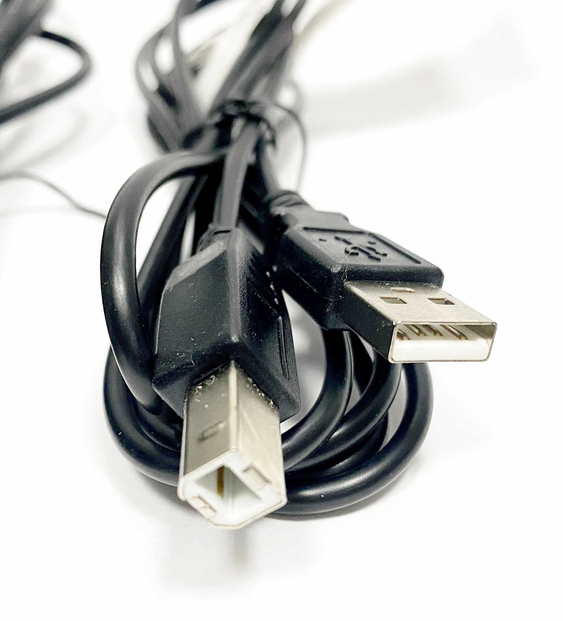 Kabel USB typ A na typ B; do drukarki 1,8m