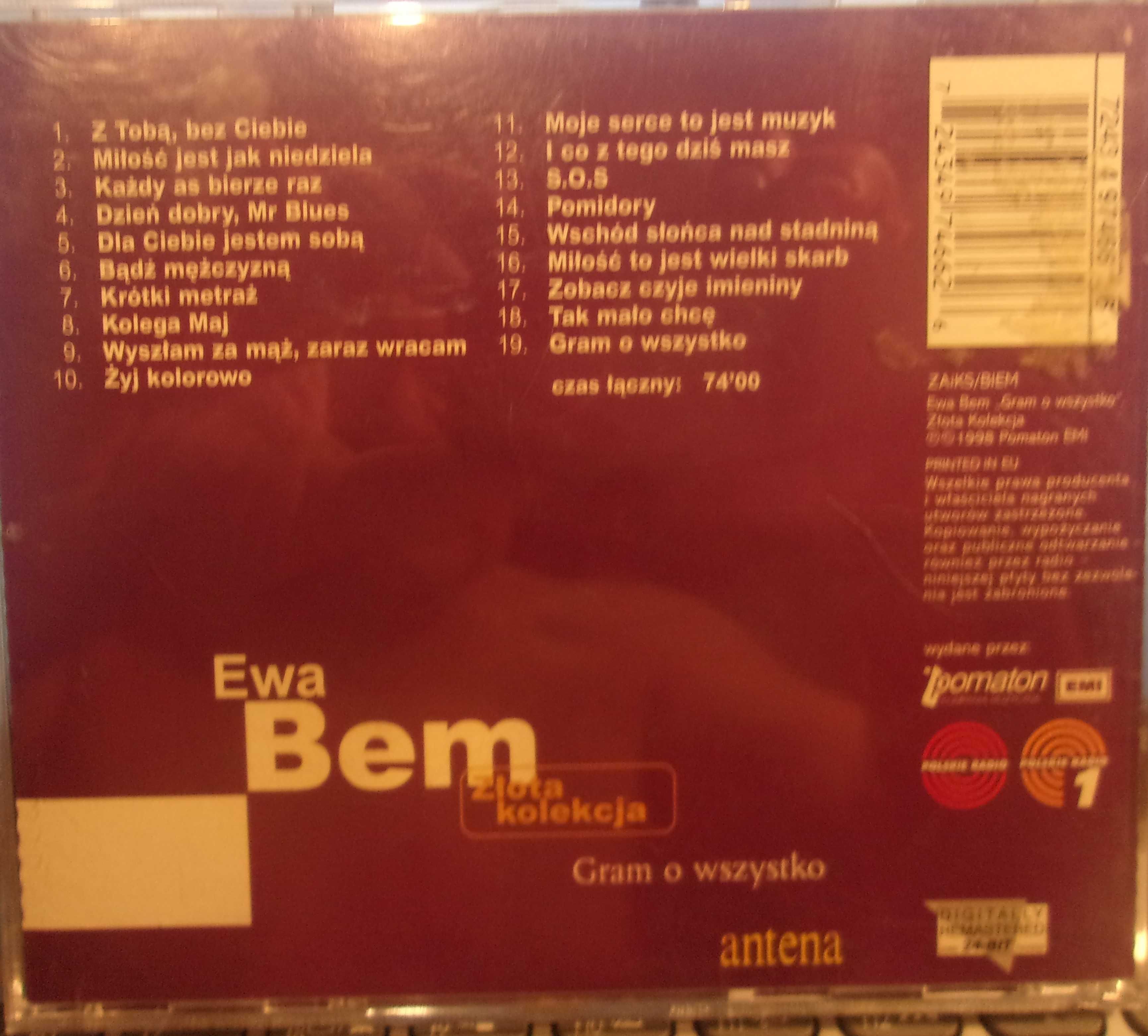 CD Ewa Bem - Gram o wszystko